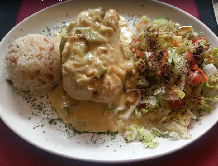 Mantarlı Tavuk served at Enfes Restaurant in Sunderland
